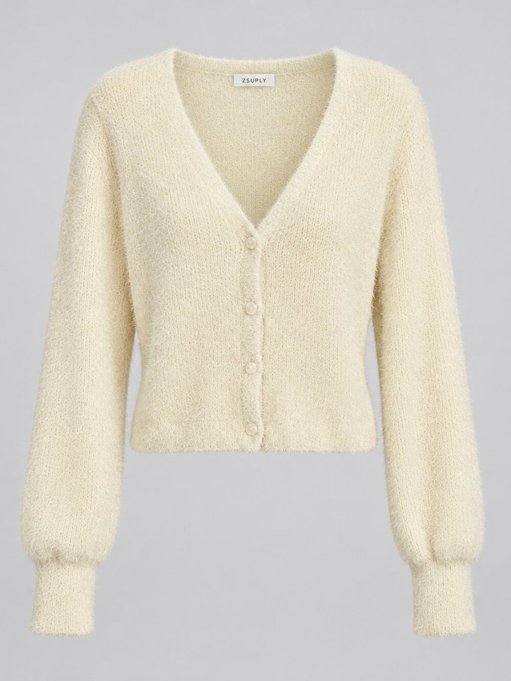 Z Supply Fuzzy Cream Cardigan Size XS
